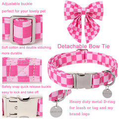 UP URARA PUP summer cotton collar close-up, breathable and soft for puppies.