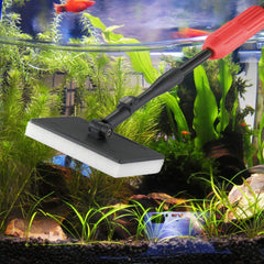 UPETTOOLS aquarium brush cleans corners and sides for clearer glass