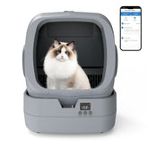 UPFAS automatic litter box self-cleaning in action, reducing daily maintenance.
