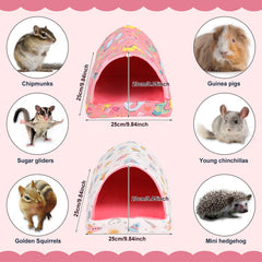 UPINS small animal bed with non-slip bottom for secure placement