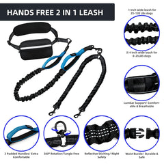 Uppetly 360-degree swivel clasp prevents tangling during training.