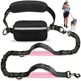 Uppetly hands-free leash with waist belt enables hands-free walking and running with your dog