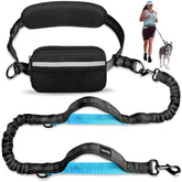 Uppetly hands-free leash with zipper pouch keeps essentials accessible during walks.