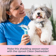 Uproot Clean undercoat rake bunny-grooming: calm brushing for rabbits.