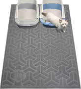 UPSKY XL litter mat covers a large area to trap litter effectively.