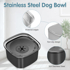 UPSKY spill-proof design keeps floors clean by preventing water splashes during feeding.