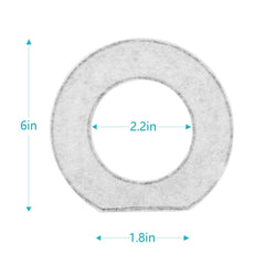 UPSKY activated carbon filters material close up for cleaner water