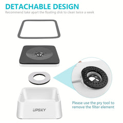 UPSKY compatible large bowl no spill design for easy hydration