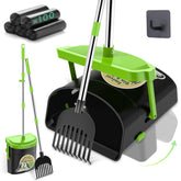 UPSKY dog pooper scooper with swivel bin for quick yard cleanup.