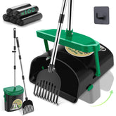 UPSKY dog pooper scooper with swivel bin for quick yard cleanup