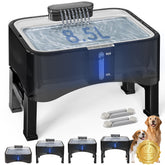 UPSKY elevated fountain with four heights for comfortable drinking posture