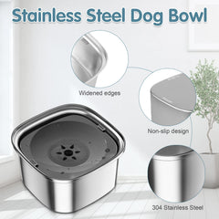 UPSKY no-spill pet water dispenser keeps floors clean