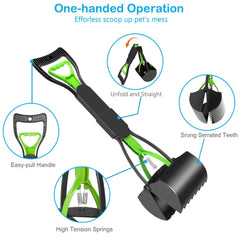 UPSKY one-handed operation with spring mechanism enables quick scoop