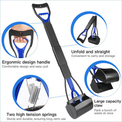 UPSKY serrated-teeth scoop tackling grass and gravel with ease.