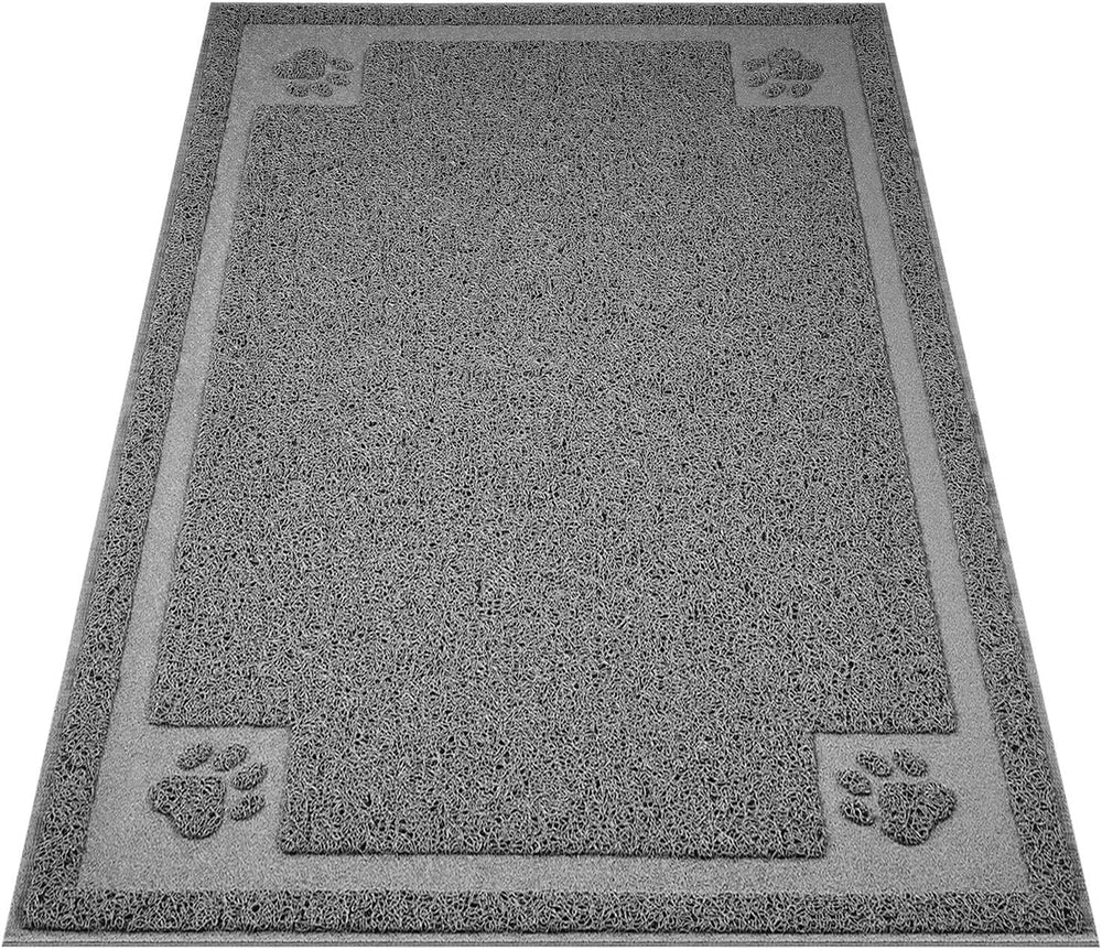 UPSKY large cat litter mat in 35x23 inch view traps litter at the source.