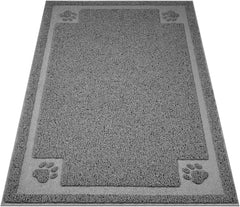 UPSKY large cat litter mat in 35x23 inch view traps litter at the source.