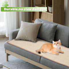 Uranshin sisal cat climbing carpet for walls offers a tall, engaging outlet.