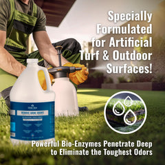 Urine Zero bottle-with-sprayer ready for quick spray application
