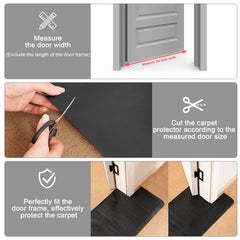 Uross 43.3 by 14.96 inch size fits many doors and can be trimmed.