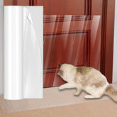 Uross Cat Doorway Protector front view shows anti-scratch shield for carpets.