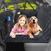 URPOWER back seat extender with 52-inch hard bottom adds space for your dog on long trips.