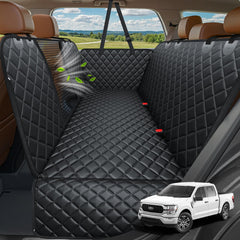 URPOWER dog car seat cover hammock protects back seat and keeps dogs comfy during rides.