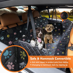 URPOWER dog car seat cover side flaps guard doors and ease entry