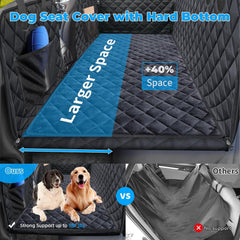 URPOWER dog hammock waterproof blanket keeps paws dry and cushions comfort during rides.