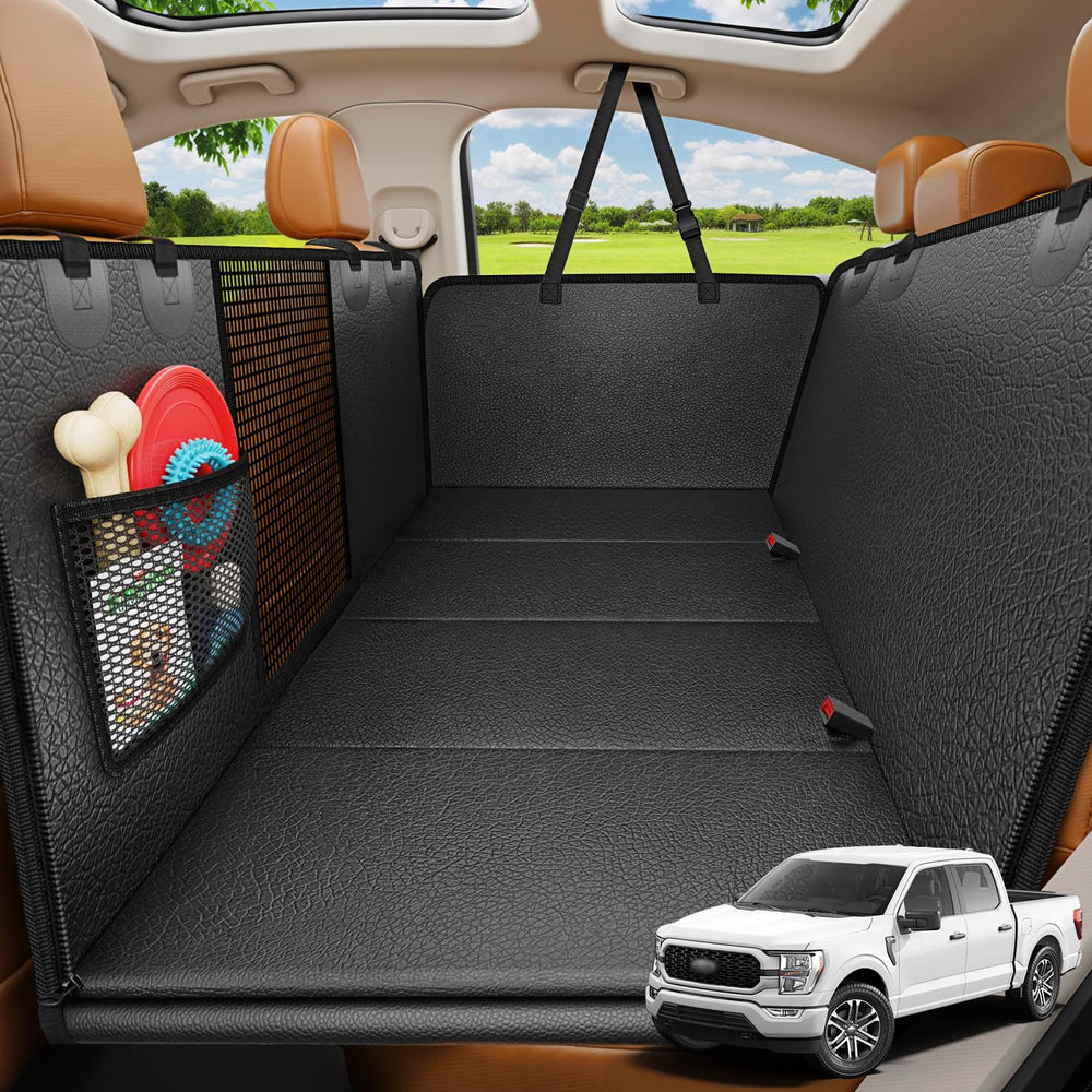 URPOWER dog seat cover hammock waterproof coverage for back seats.