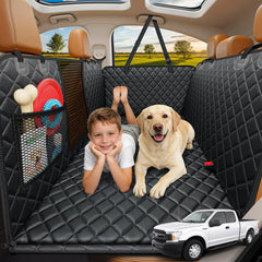 URPOWER large back seat extender with hard bottom for secure dog travel.