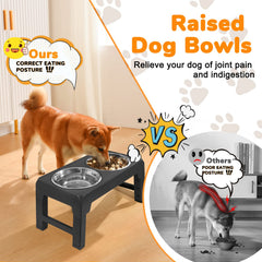 URPOWER stainless steel bowls provide sturdy, dishwasher-safe feeding for busy households.