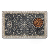 Usnfhcaw pet food mat absorbent and quick-drying for a clean feeding area.