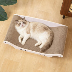 UUig cat scratcher bed assembly shown in three quick steps for easy setup.