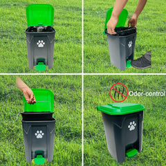 UUIXXYG removable inner bin makes bag replacement simple.