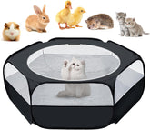 UWE small animal playpen with cover top offers safe indoor play and easy access.