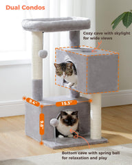 UYMI padded top perch offers a cozy elevated view.