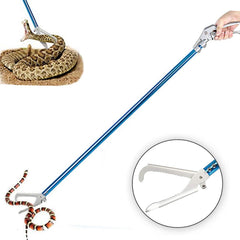 V-CHEETONG Snake Tong Catcher with wide jaw grips snakes securely from a distance