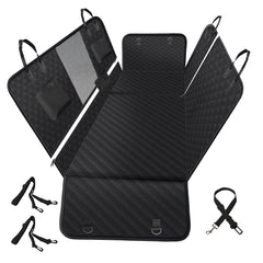 Vailge 6 in 1 car seat cover hammock protects back seat and keeps fur in check