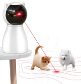 Valonii cat laser toy front view showing random trajectory for engaging indoor play.