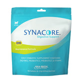 Van Beek Natural Science Synacore Canine bottle displaying immune and digestive support.