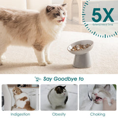 Vancasso durable, non-toxic ceramic ensures safe, easy-clean feeding.