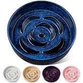 Vancasso slow feeder bowl ceramic front view shows sturdy 3-cup capacity for large dogs