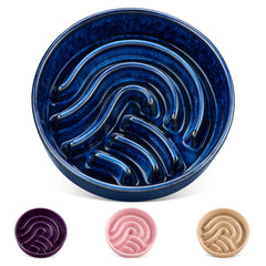 Vancasso slow-feeder-dog-bowl-1-5-cup slows meals for small and medium dogs.