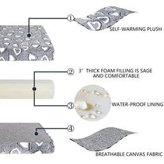VANKEAN firm-support foam underlay provides stable resting