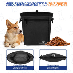 VANNMESTER pouch demonstrating quick access during active walks