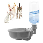 Vannon 16oz gravity dispenser bottle showing steady water flow for small pets