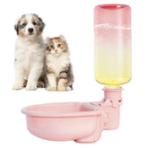 Vannon 16oz pet water bottle mounted outside the cage for quick refills.