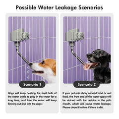 Three stainless steel balls inside the one-piece nozzle to reduce chew risk