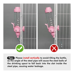 Vannon stainless steel nozzle with roller ball design prevents breakage and ensures smooth flow.