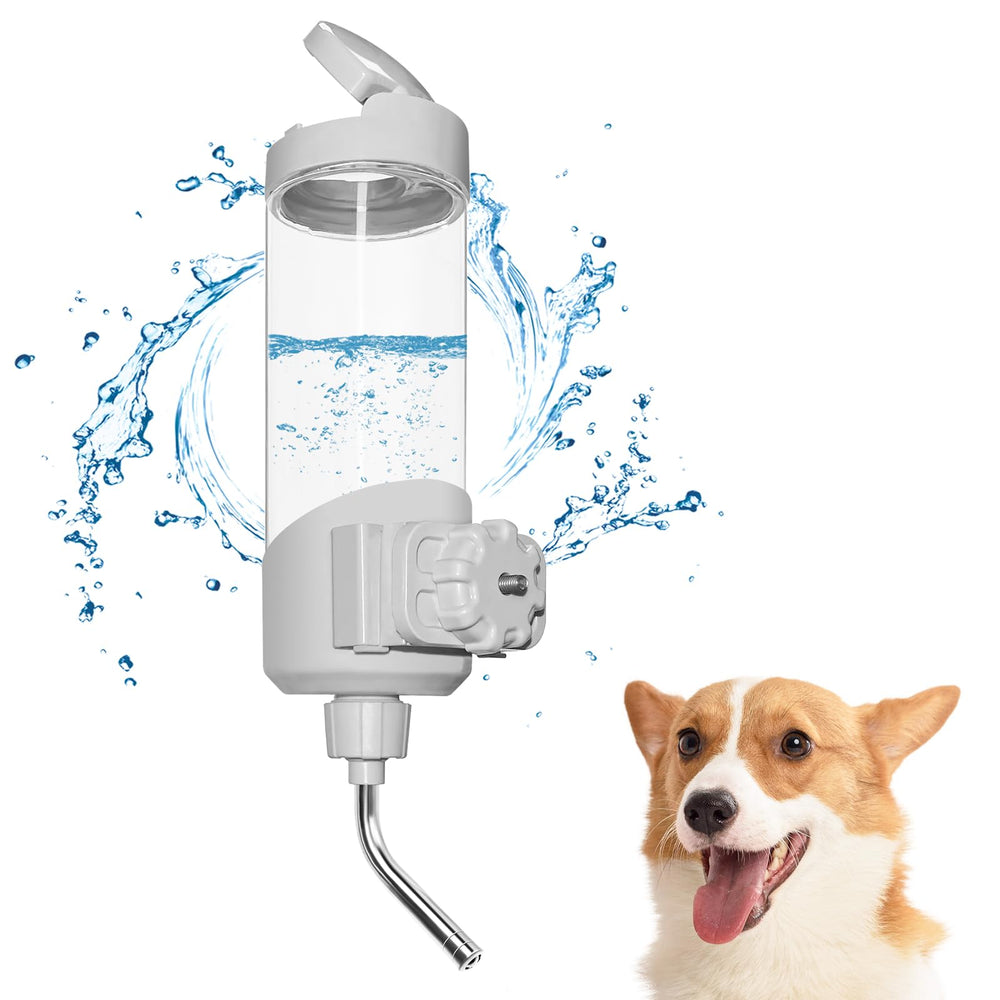 VANNON top-fill water dispenser mounted on a cage showing 23oz capacity for easy refills